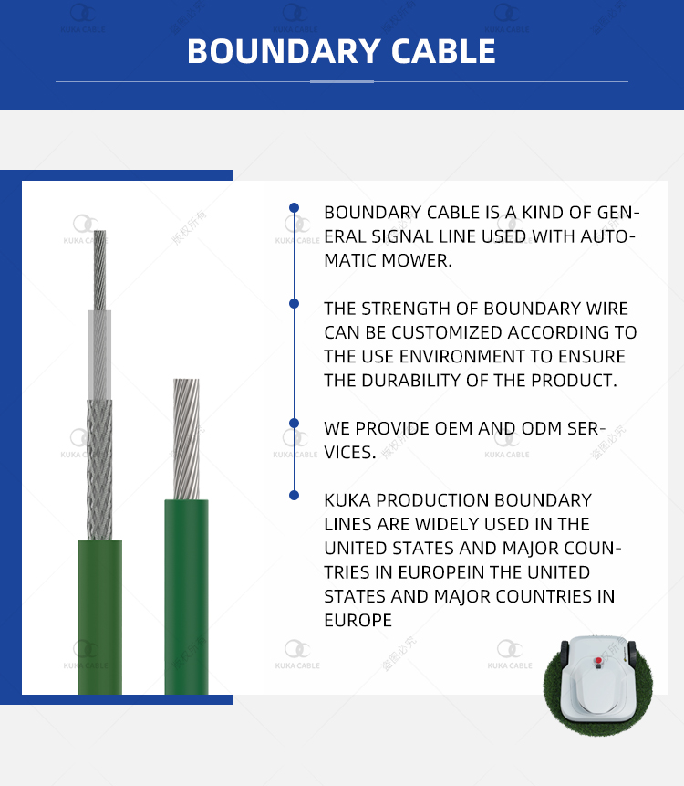Lawn mower boundary cable/signal wire(图2)
