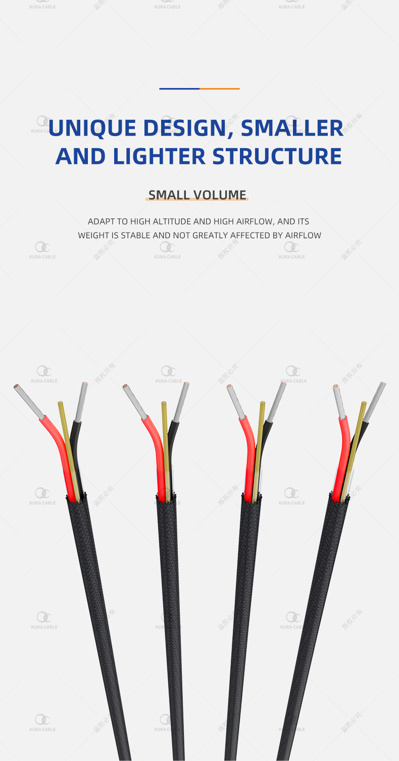5A Tethered Drone Cables with fiber hybrid power cable(图6)