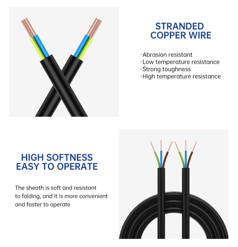 318-Y cable H05VV-F/H05VVH2-F flexible wire pvc cable(图6)