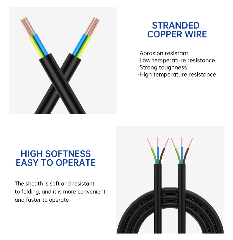 218Y/2192Y cable H03VV-F/H03VVH2-F flexible wire pvc cable(图5)
