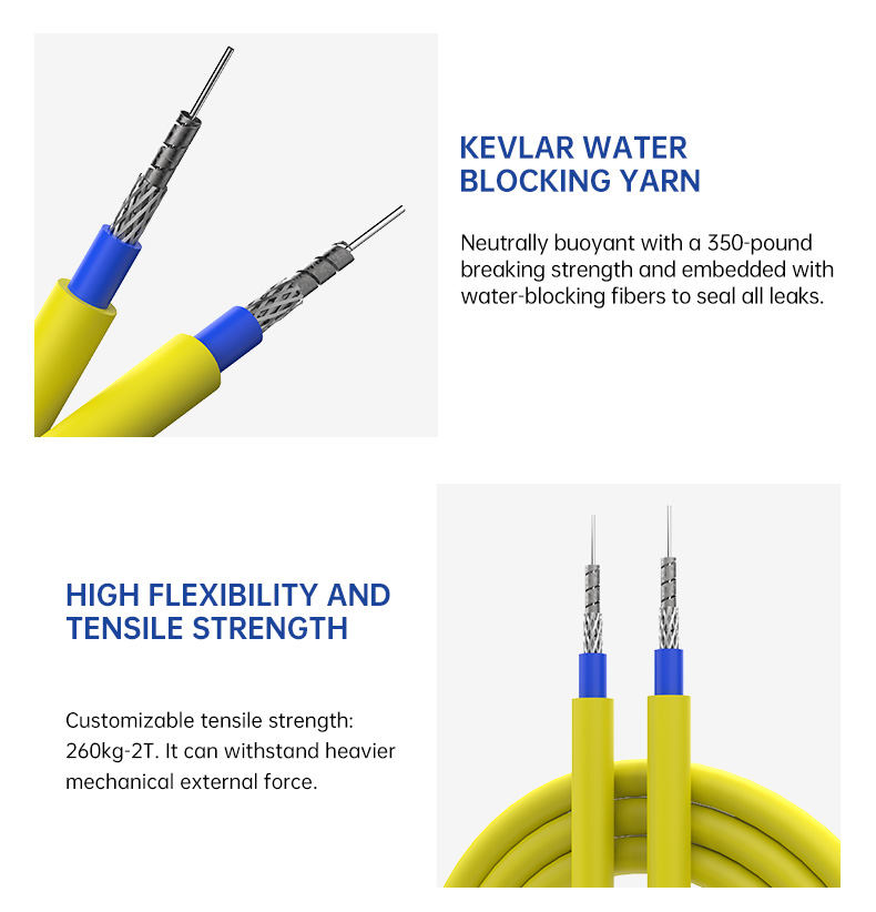 SM Fiber Optic Waterblocking Fathom ROV Remotely Operated Cable(图5)