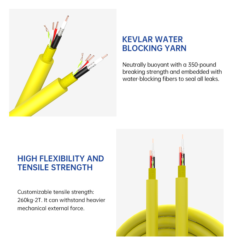 Video Hybrid Cable Coaxial+2x16AWG Power Cable+2X24AWG Twisted Pairs(图5)