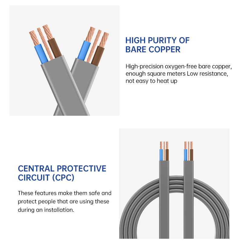 1.5mm 6242Y PVC Electrical Wire Flat Twin and Earth Cable(图5)