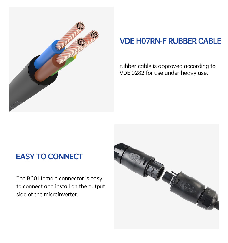 Main Connection Cable, Betteri BC01 to Schuko